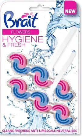 Brait Flowers Toilet Blocks, 2 x 45 g