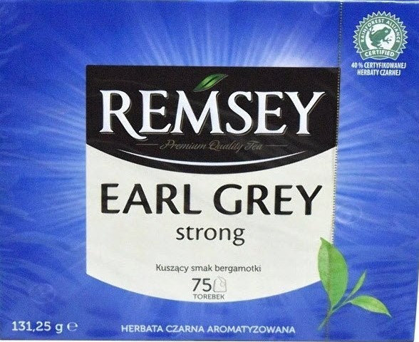 Remsey Earl grey Strong Tea Bags 75 pcs 131.25 g