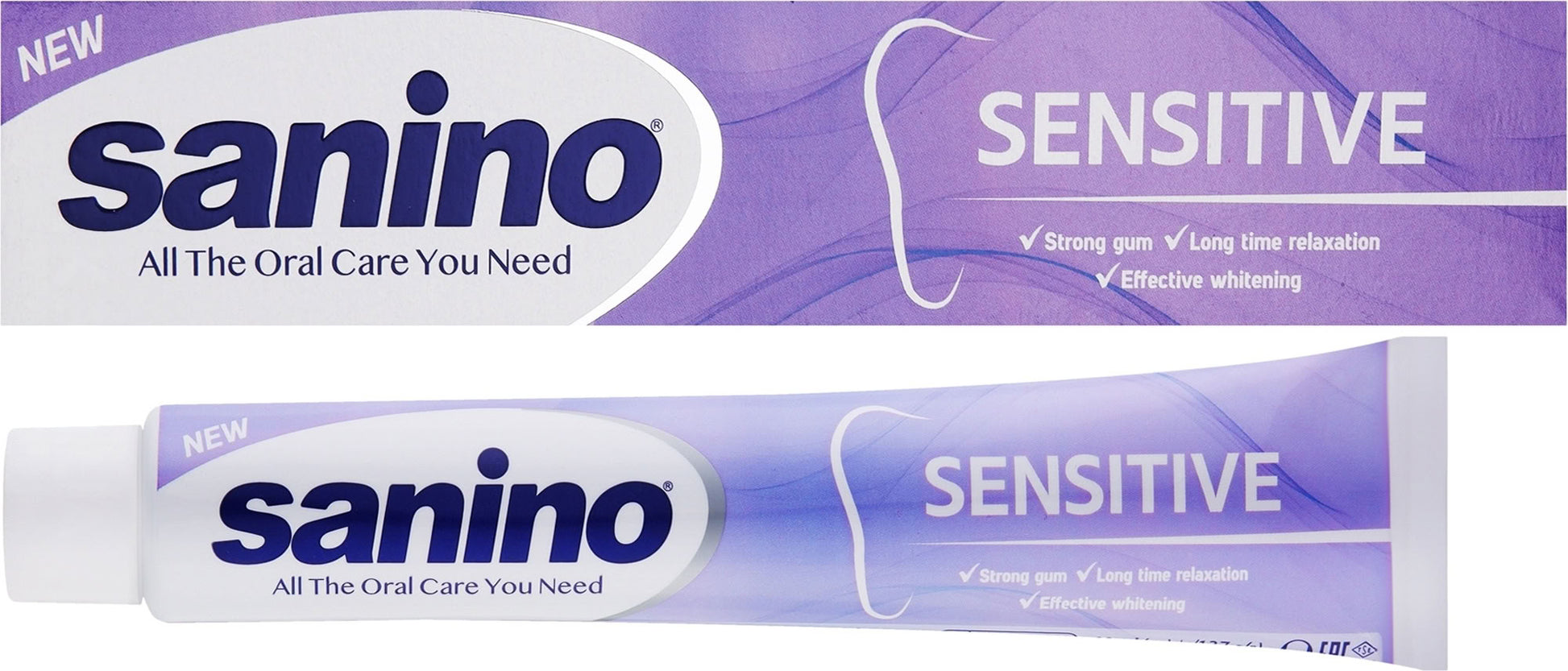 Sanino Sensitive Care Toothpaste for Teeth & Gums, 75 mL