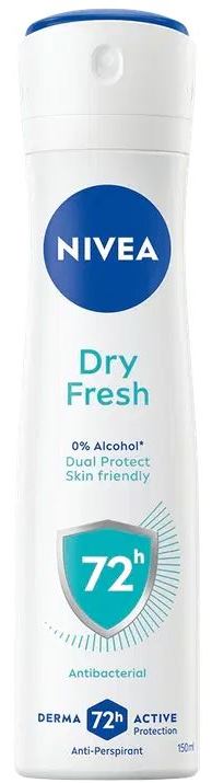 Nivea Dry Fresh Women's Antiperspirant Deodorant Spray, 150 mL