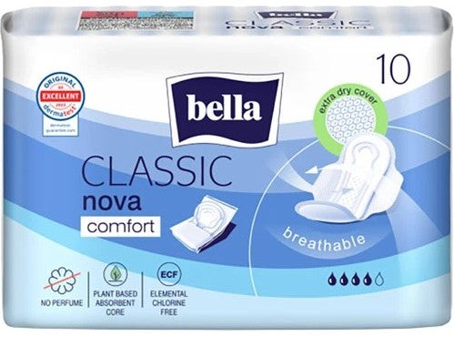 Bella Classic Nova Comfort Drainette Sanitary Pads, 10 pcs - Image 3