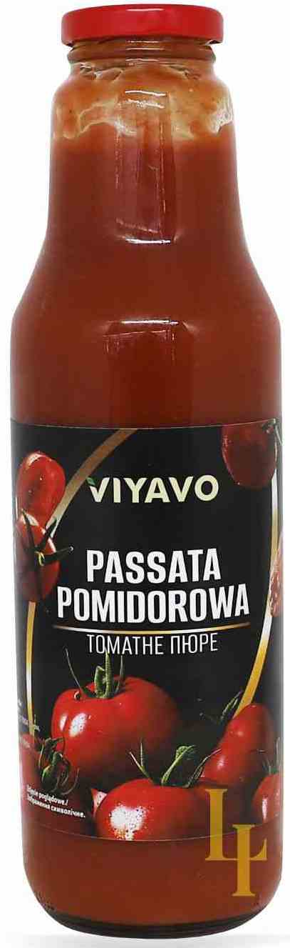 Viyavo Tomato Puree in Glass Jar, 770 g