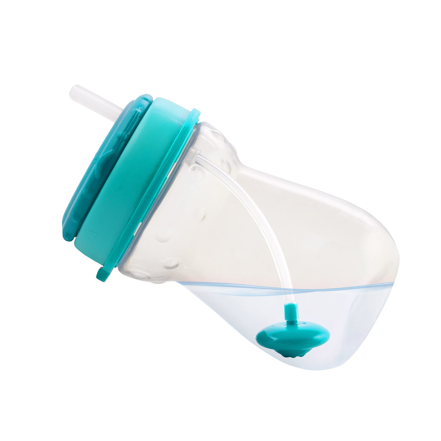 Canpol Babies 56/518 Baby Cup with Folding Weighted Silicone Straw, 350 mL - Image 3