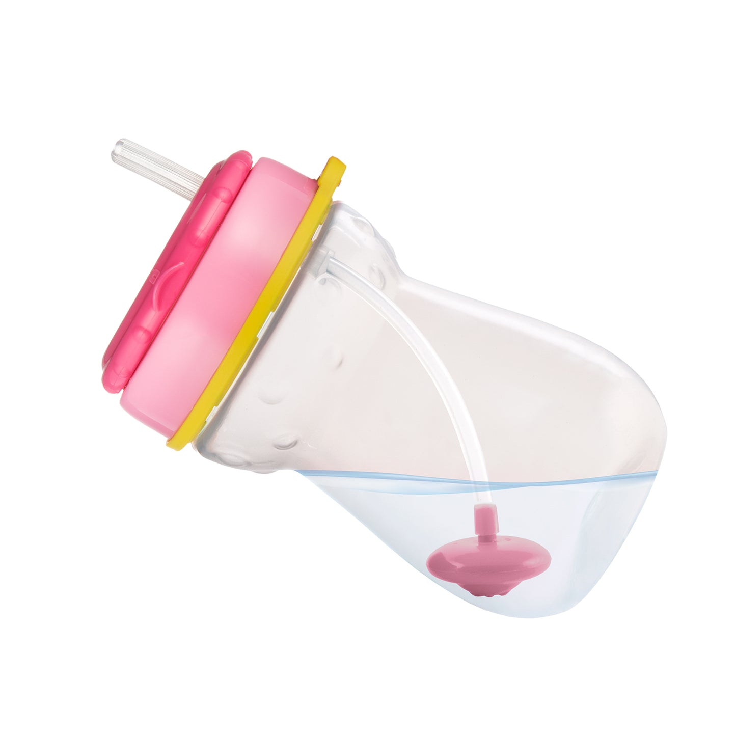 Canpol Babies 56/521 Baby Cup with Folding Weighted Silicone Straw, 350 mL - Image 3