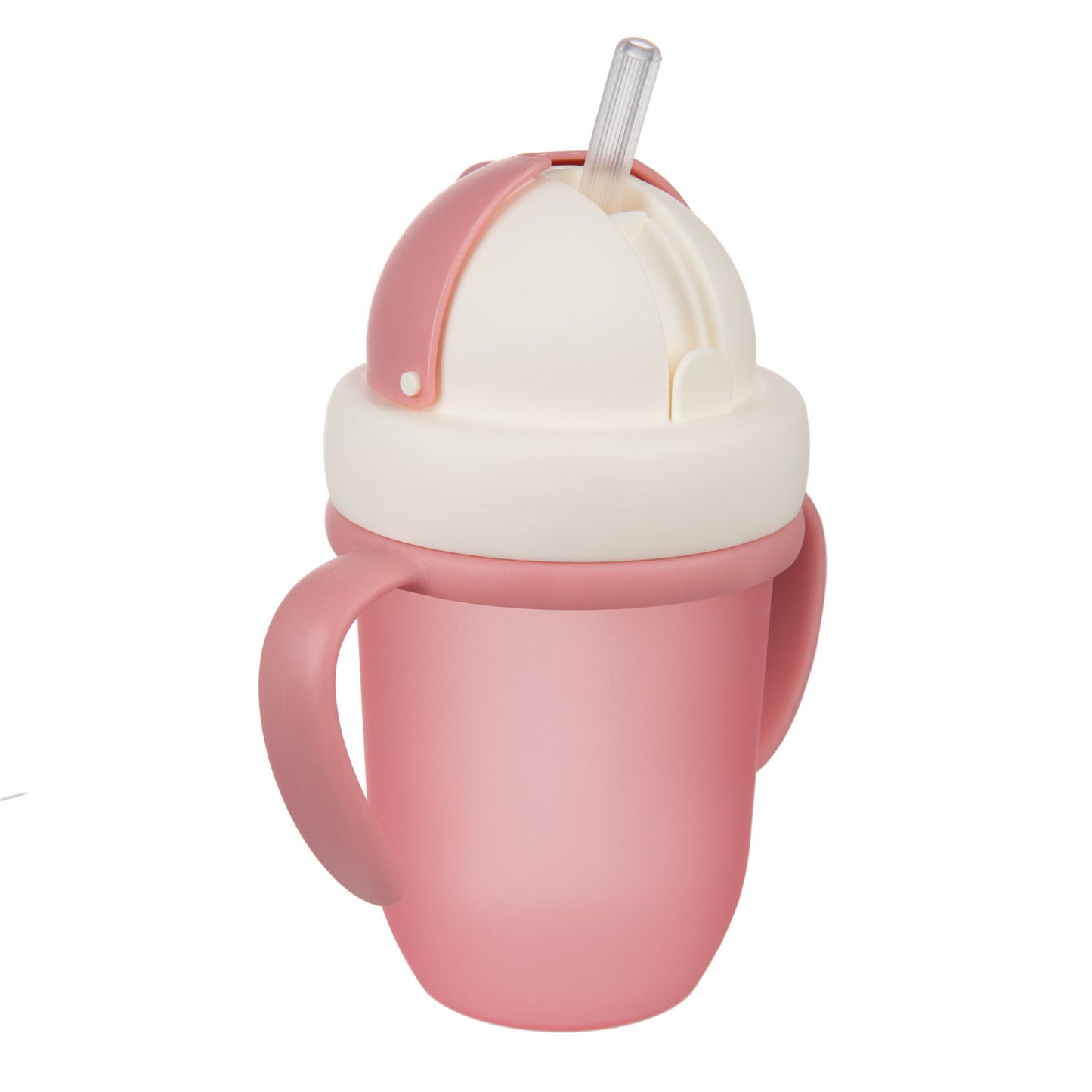 Canpol Babies 56/522 Pink Baby Cup with Silicone Straw, 9+ Months, 210 mL - Image 4