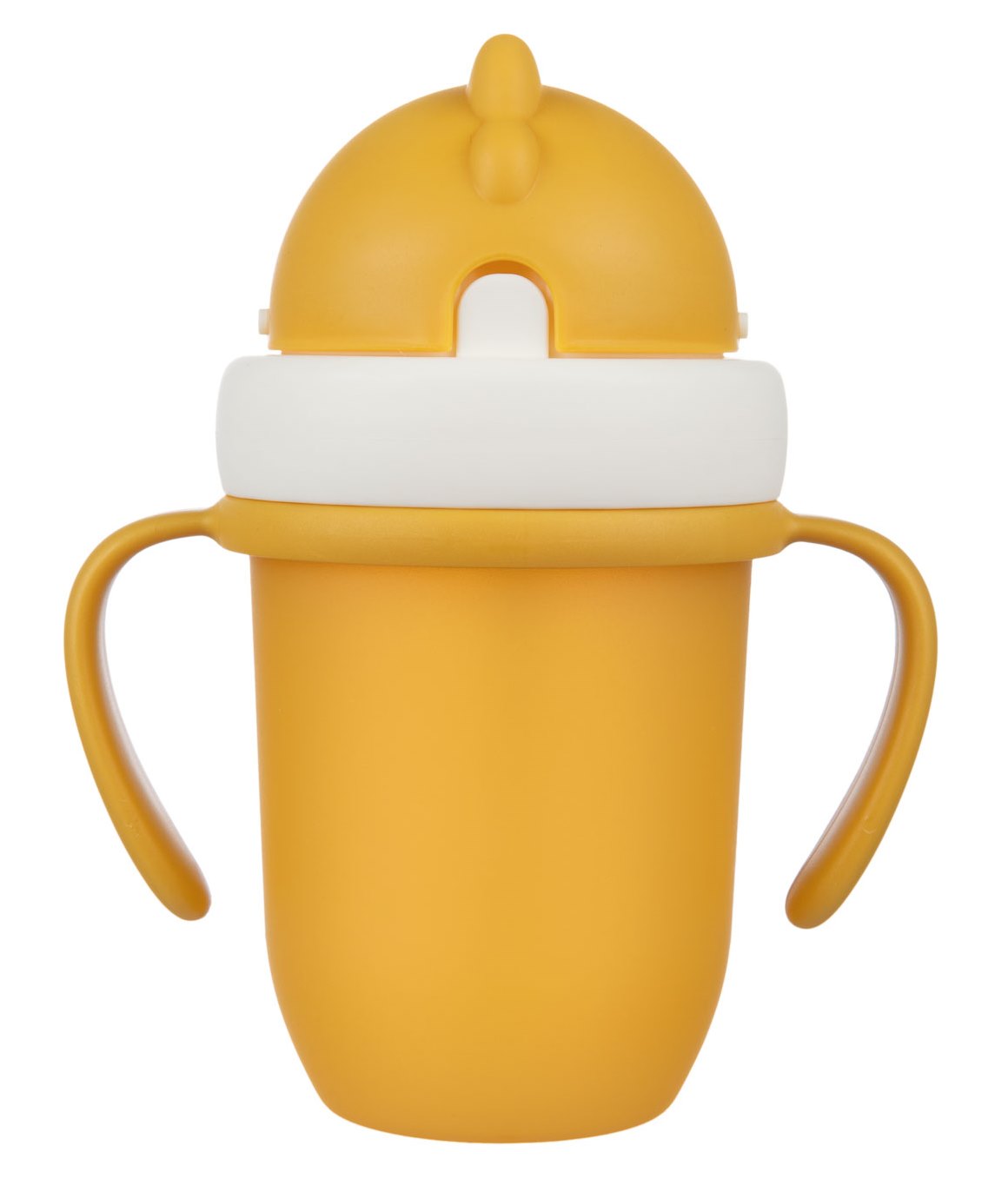 Canpol Babies 56/522 Yellow Baby Cup with Silicone Straw, 9+ Months, 210 mL