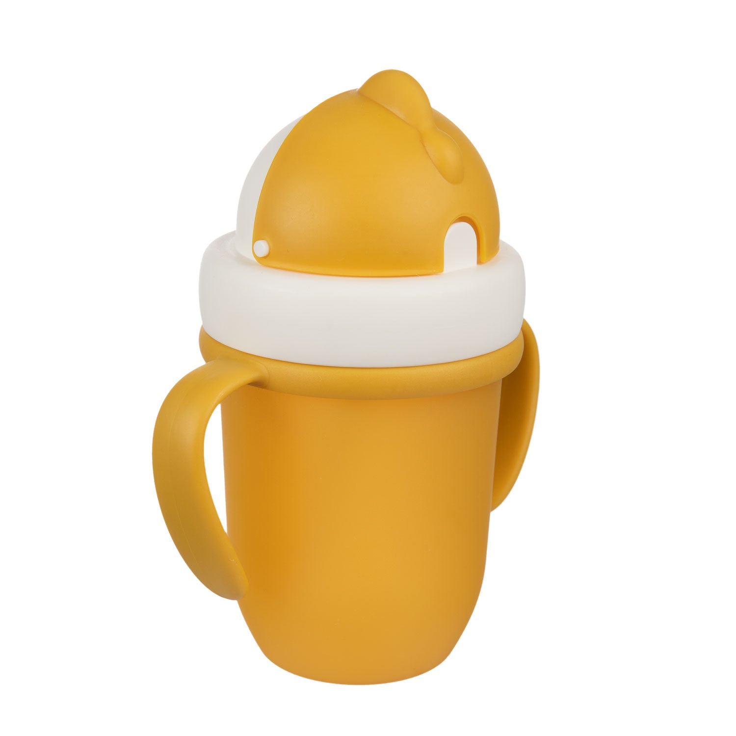 Canpol Babies 56/522 Yellow Baby Cup with Silicone Straw, 9+ Months, 210 mL - Image 3