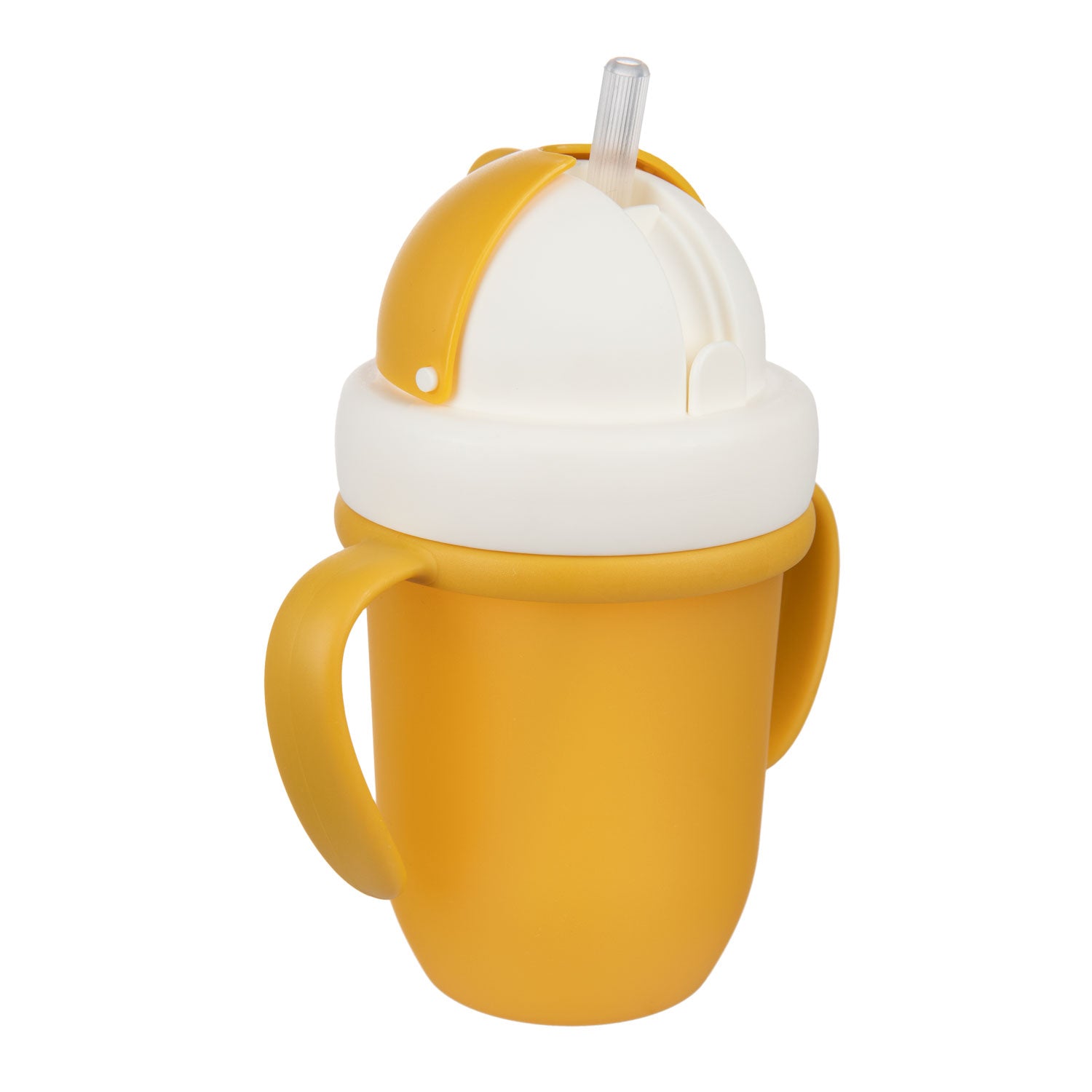 Canpol Babies 56/522 Yellow Baby Cup with Silicone Straw, 9+ Months, 210 mL - Image 4