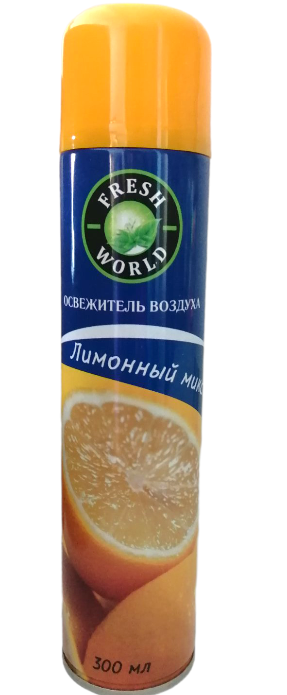 Fresh World Lemon Mix Air Freshener, 300 mL