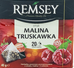 Remsey Malina Truskawka Tea Bags 20 pcs 40 g
