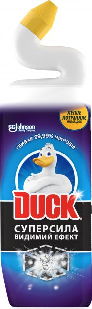 Duck Super Strength Visible Effect Toilet Cleaner, 900 mL