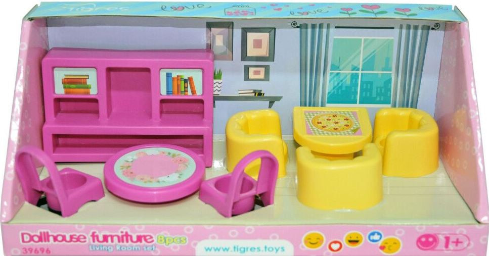 Tigres Living Room 39696 Doll Furniture Set, 8 pcs