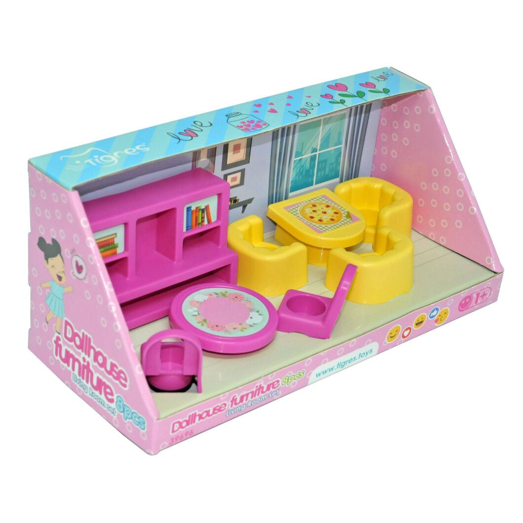 Tigres Living Room 39696 Doll Furniture Set, 8 pcs - Image 2