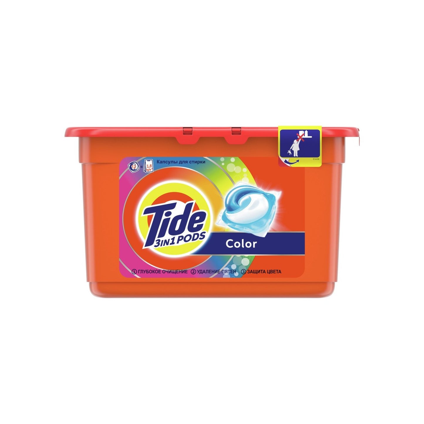 Tide PODS 3-in-1 Color Automatic Laundry Pods, 12 pcs