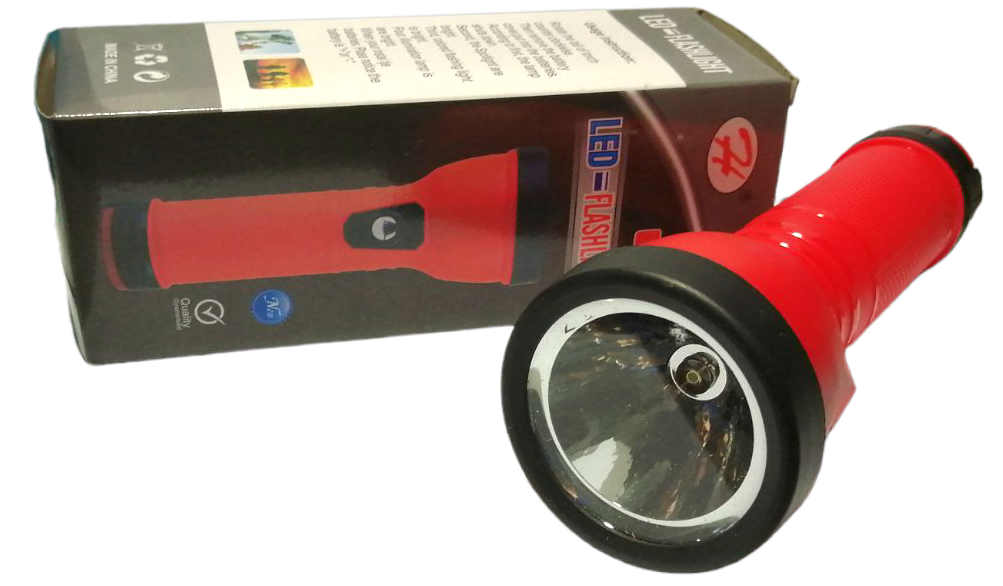 TH-182 LED Flashlight with 2 R20 Batteries - Image 3