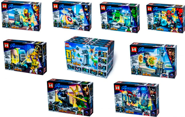 Aheroes Assemble MG 1150 8-in-1 Building Set, Assorted Designs