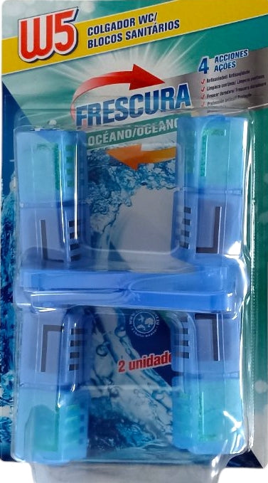 W5 Ocean Toilet Blocks, 2 x 48 g
