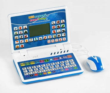 WToys TK-36908 Kids Laptop with 2 Languages, 10 Modes, Alphabet, Riddles, Songs & Mouse - Image 2