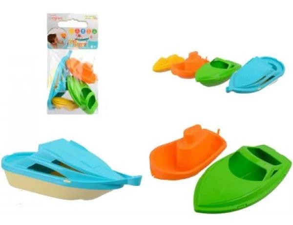 Tigres 39546 Water Transport Bath Toy Set, 4 pcs