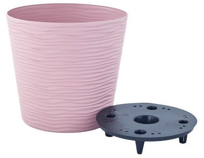 Aleana Fusion Low Flower Pot with Insert, d 12 x 11 cm, 0.6 L