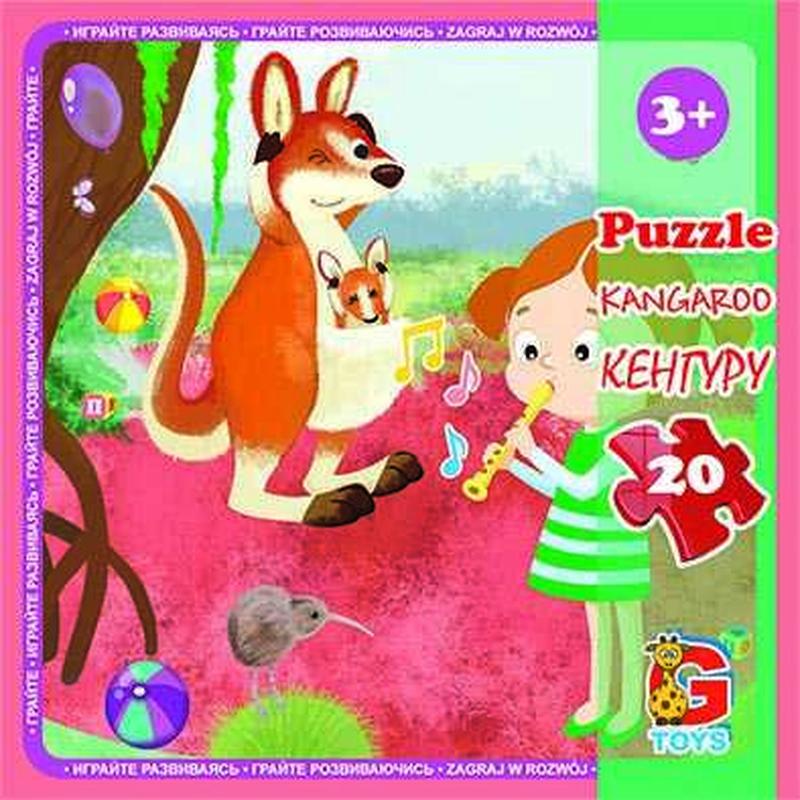 G-Toys Puzzle with Poster, 20 pcs, Assorted Designs - Image 2