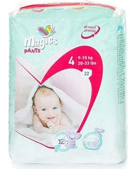 Magics 4 Baby Pull-Up Diaper Pants, 22 pcs, 8-15 kg - Image 2