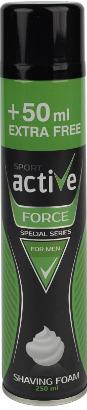 Sport Active Force Shaving Foam, 250 mL