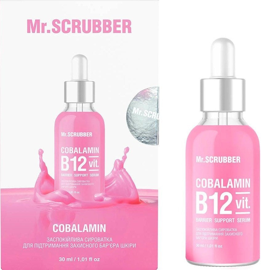 Mr.Scrubber Cobalamin B12 Soothing Skin Barrier Face Serum, 30 mL