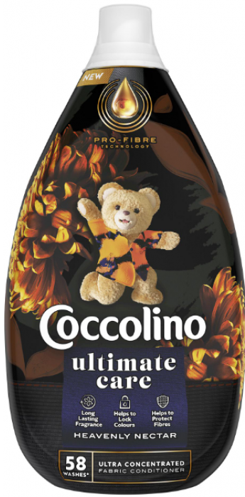 Coccolino Heavenly Nectar Concentrated Fabric Softener, 870 mL