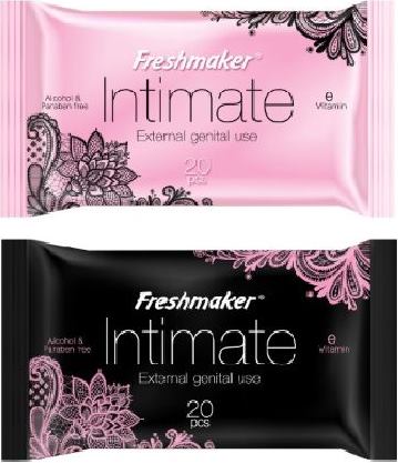 Freshmaker Intimate Wet Wipes, 20 pcs