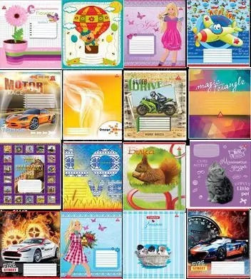 Tetrada Ruled Notebook, 12 Sheets, Assorted - Image 2