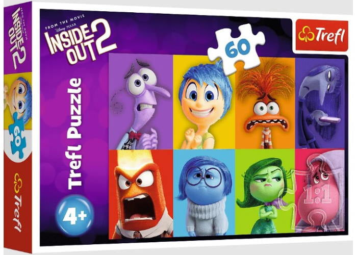 Trefl 17397 Inside Out 2 Recognize Your Emotions Puzzle, 60 pcs