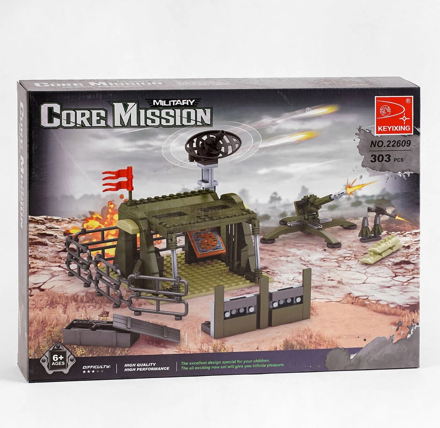 Keyixing 22609 Space Battles Building Set, 303 pcs