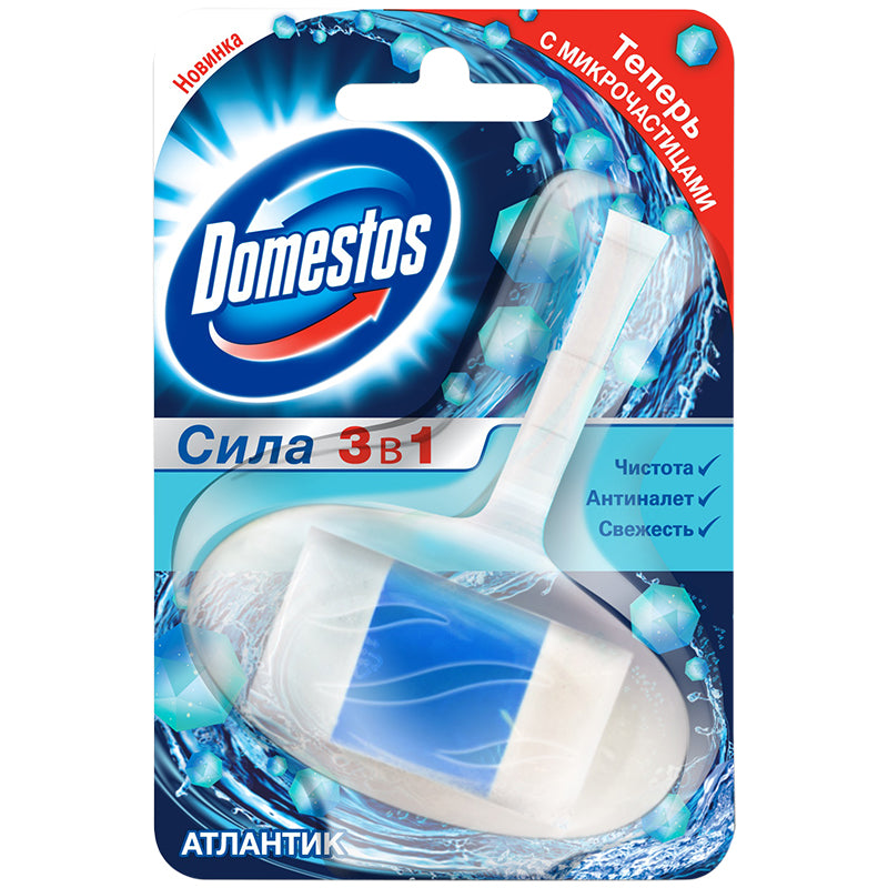 Domestos Atlantic Toilet Rim Block, 40 g