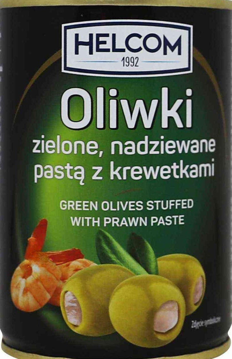 Helcom Green Olives with Shrimp, 280 g