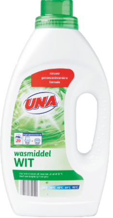 Una White Laundry Detergent Gel, 20 Loads, 1.1 L