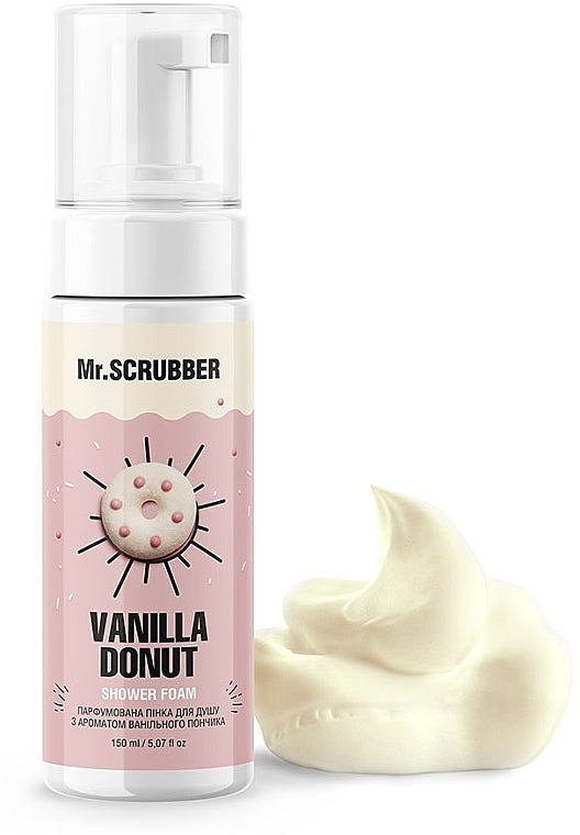 Mr. Scrubber Vanilla Donut-Scented Perfumed Shower Foam, 150 mL