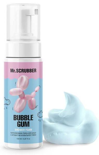 Mr. Scrubber Bubble Gum-Scented Perfumed Shower Foam, 150 mL