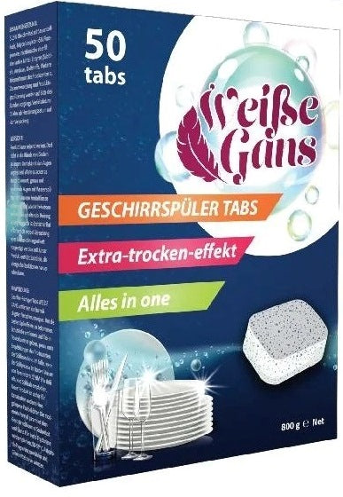 Weisse Gans Dishwasher Tablets, 50 pcs (Price per 1 pc)