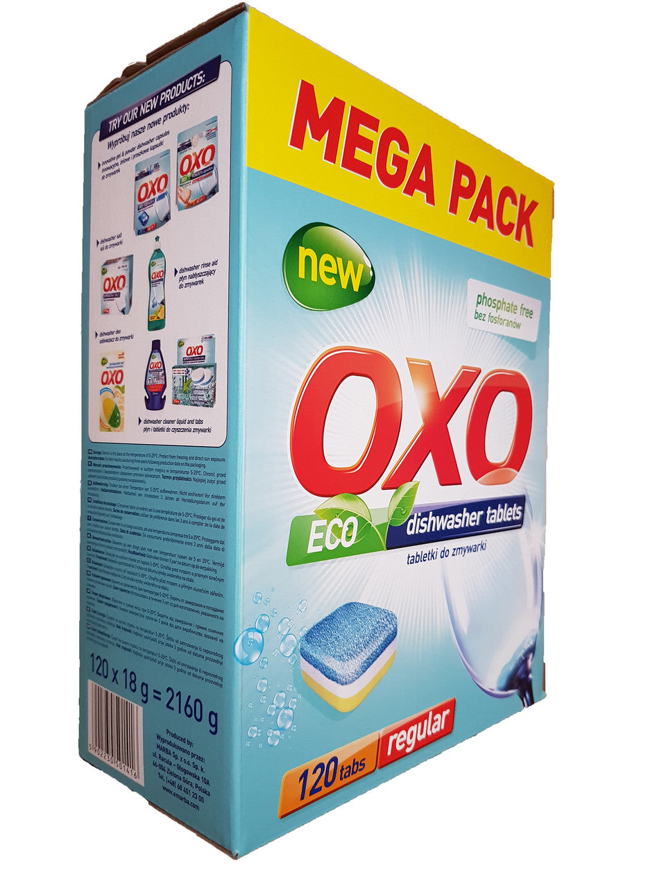 OXO ECO 7-in-1 Dishwasher Tablets, 120 pcs, Priced per Piece