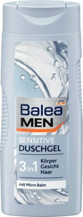 Balea Men 3-in-1 Sensitive for Sensitive Skin Shower Gel, 300 mL