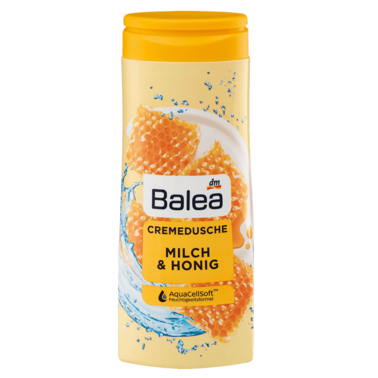 Balea Milk & Honey Shower Gel, 300 mL