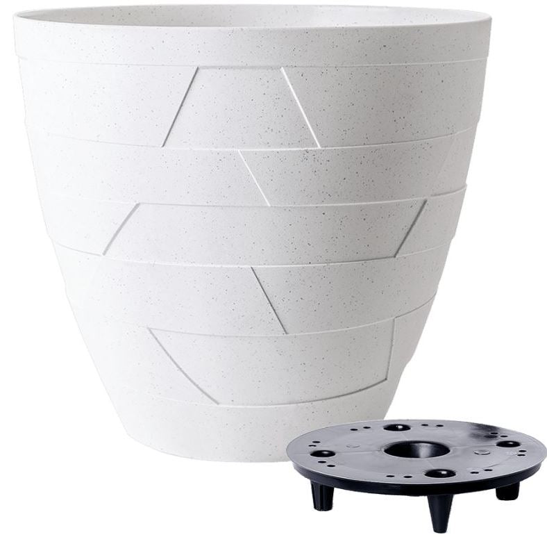 Aleana Keramo Flower Pot with Insert, Assorted, 36.5 x 32.5 cm, 22 L
