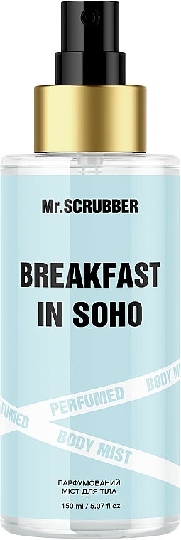 Mr. Scrubber Breakfast in Soho Perfumed Body Mist, 150 mL