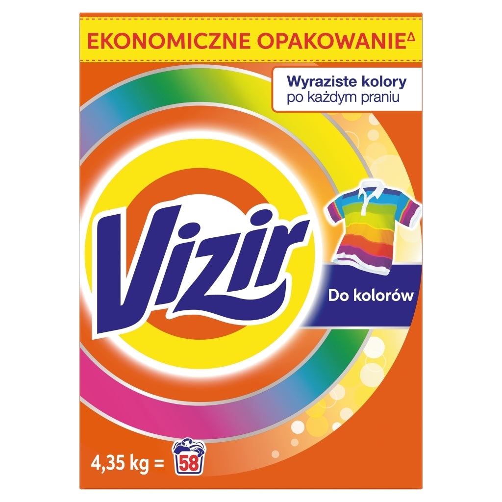 Laundry detergent powder Vizir Color 4.35 kg