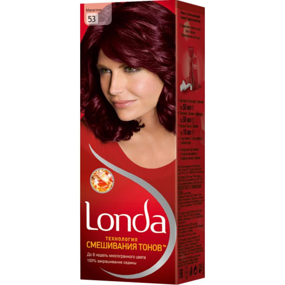Londa 53 Mahogany Permanent Cream Hair Color, 110 mL