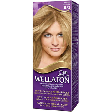 Wellaton Permanent Cream Hair Color 8/1 Shell, 110 mL - Image 2