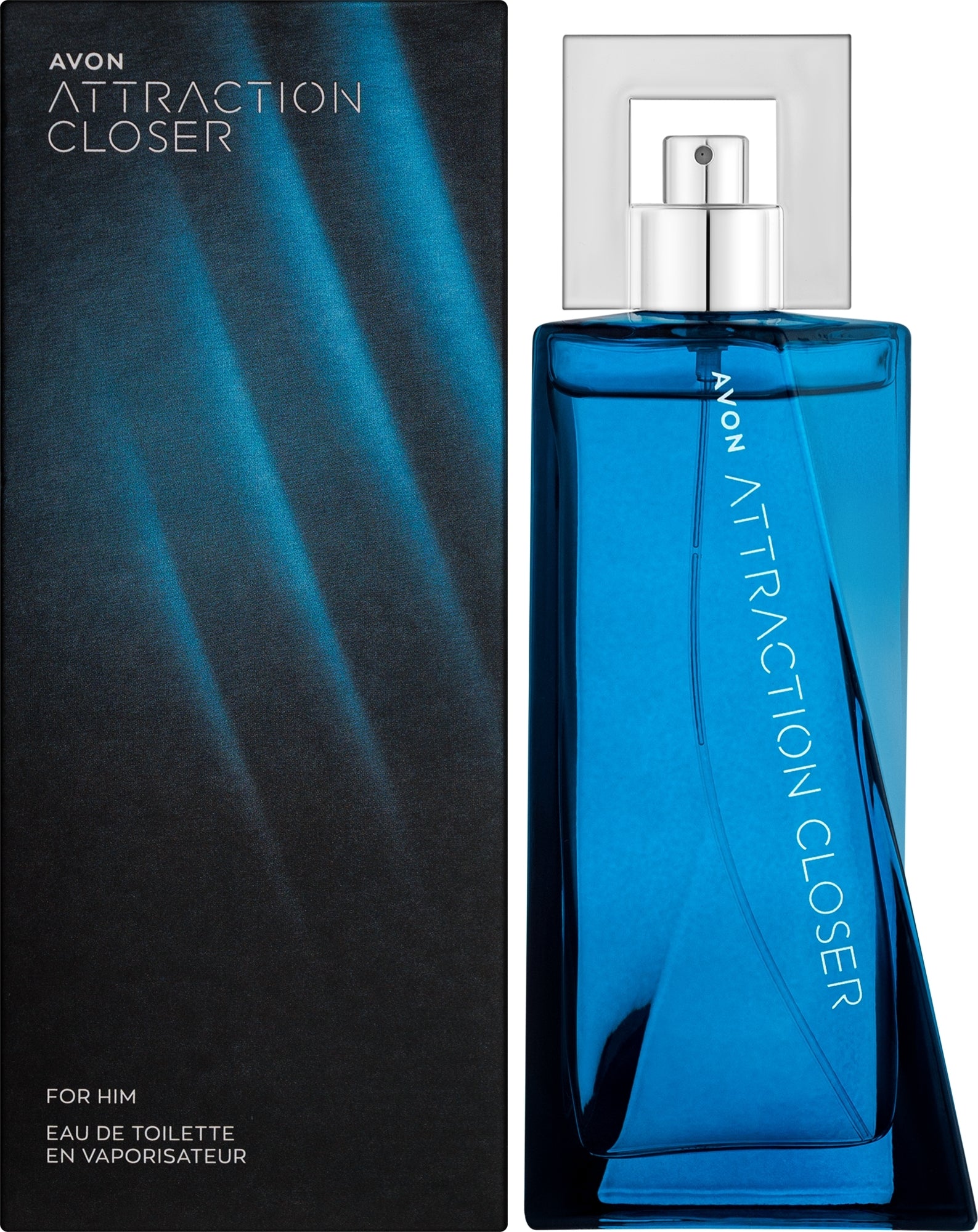 Avon Attraction Closer Men's Eau de Toilette, 75 mL
