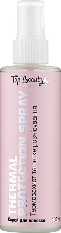 Top Beauty Heat Protection & Easy-Comb Hair Spray, 100 mL