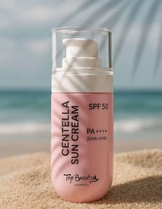 Top Beauty Centella SPF 50 Sunscreen Face Cream, 50 mL - Image 2